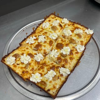 The Bianca (White Pizza) (Detroit Style)