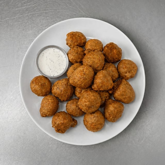 Fried Mushrooms with Ranch.