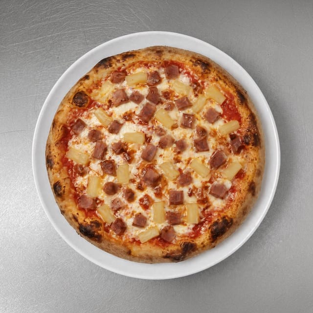 12” The Hawaiian Pizza.