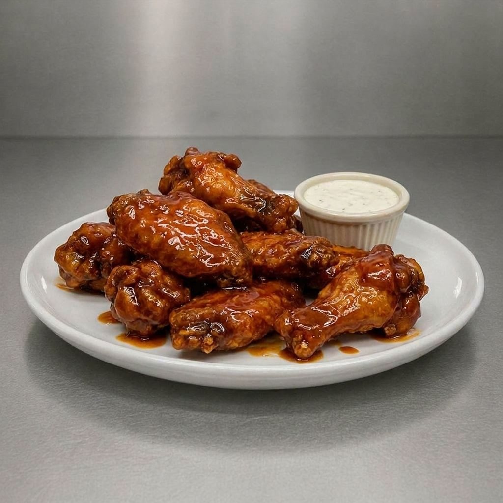 1 Pound Wings with Ranch.