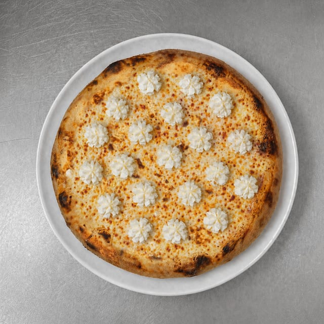 12” The Bianca (White Pizza).