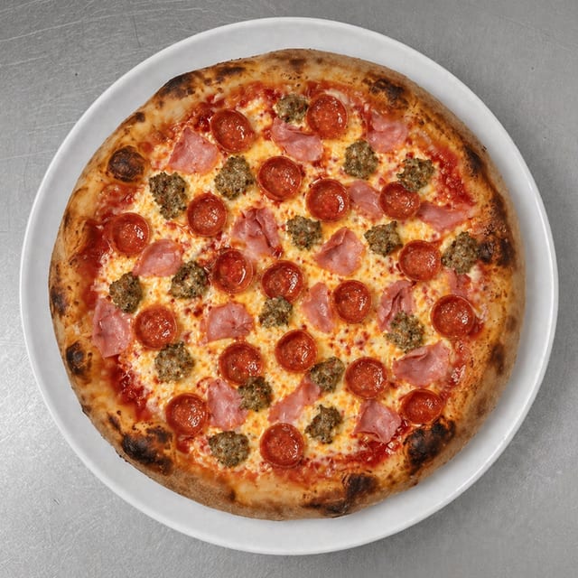 16” The Pig Pizza.