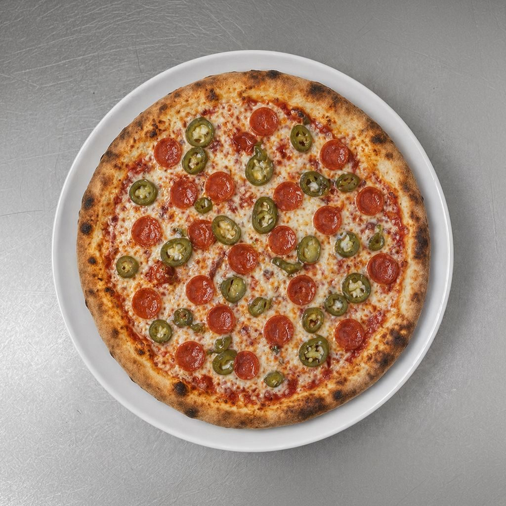 12” The Pickled Pep Pizza.