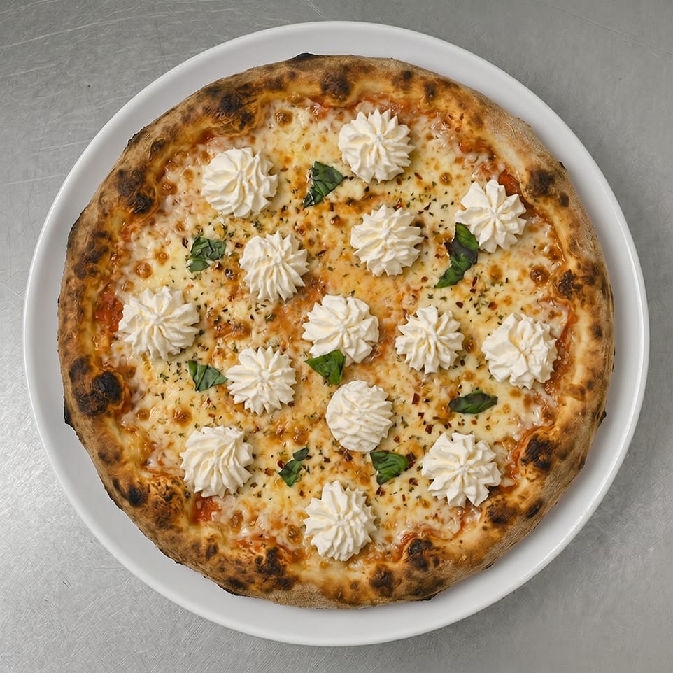 16” The Bianca (White Pizza).